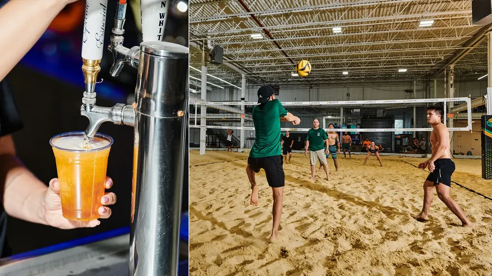 Beach Volleyball Courts with Bar & Refreshments