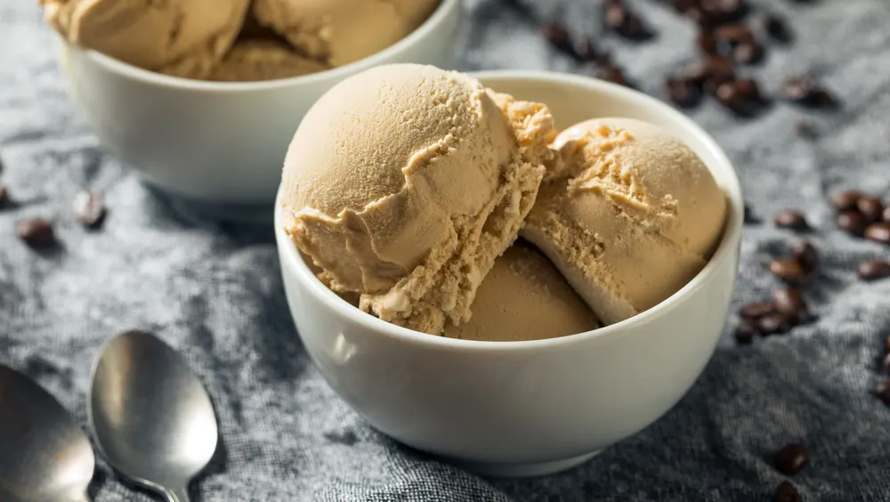 Caffeinated ice cream