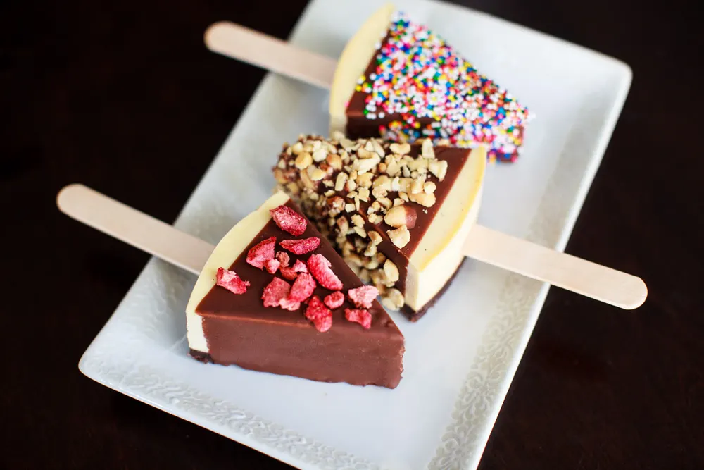 Cheesecake on a Stick Street Food