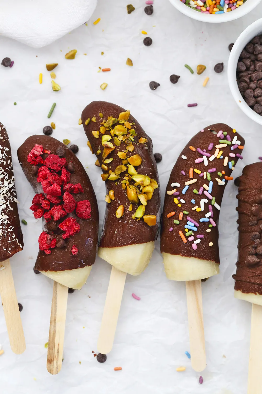 Chocolate-Dipped Banana Stick Stand