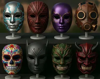 Custom Festival Mask Design Store