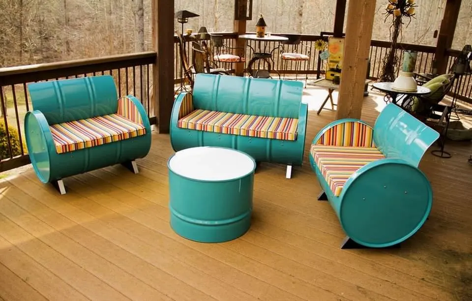Sell furniture from Recycled Barrels