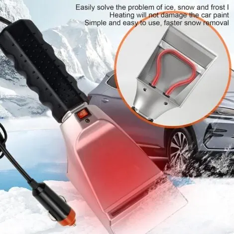 Heated Car Snow Brush – Smart Winter Vehicle Tool