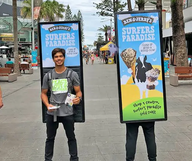 Live Human Advertising