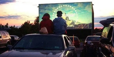 Mobile Drive-In Theater (possible with VR/AR)