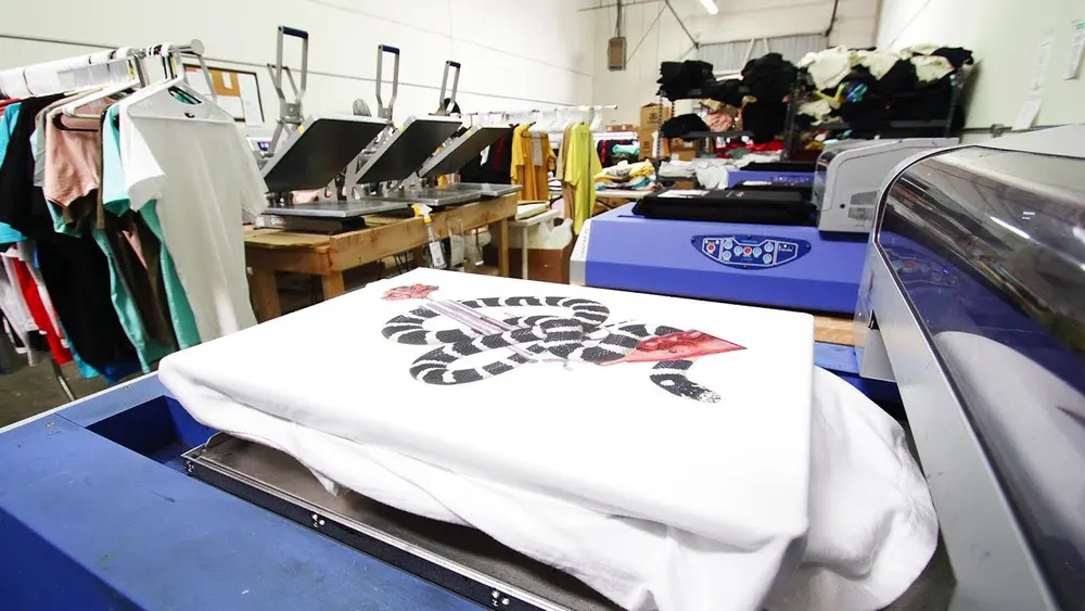 Open a T-SHIRT Printing Stand