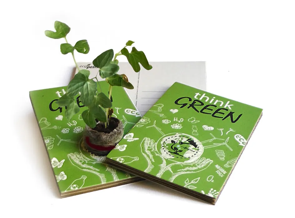Personalized Eco Postcards