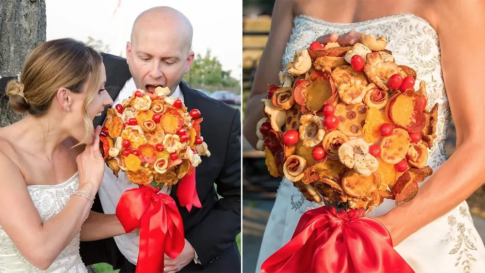 Pizza Flower Shop – Edible Floral Bouquet Pizzas