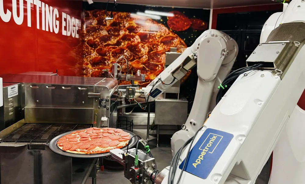 Robot-Powered Pizza Restaurant