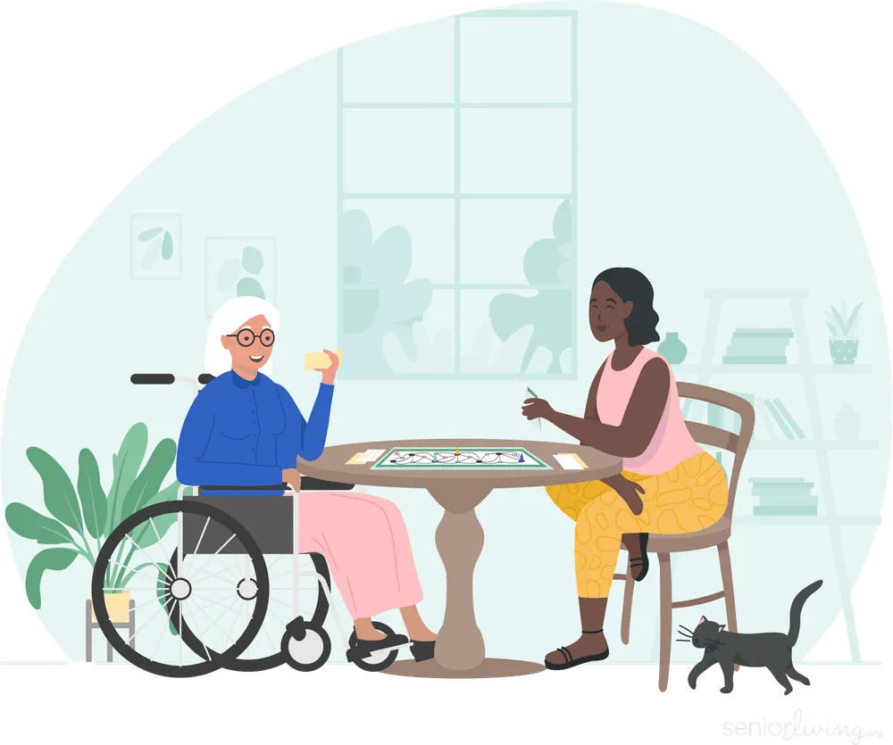 Senior Companion Service with Family Insight Dashboard