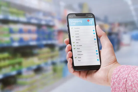 Shareable Grocery Shopping List App